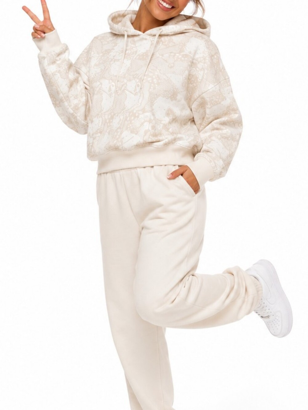 Aerie ($190) Set In Light Beige/Cream Color NWT